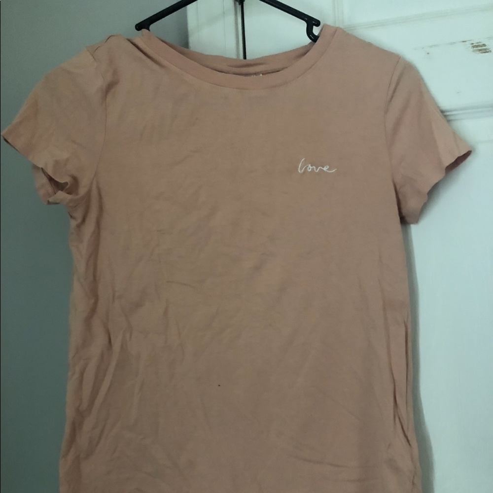 H&M “love” shirt